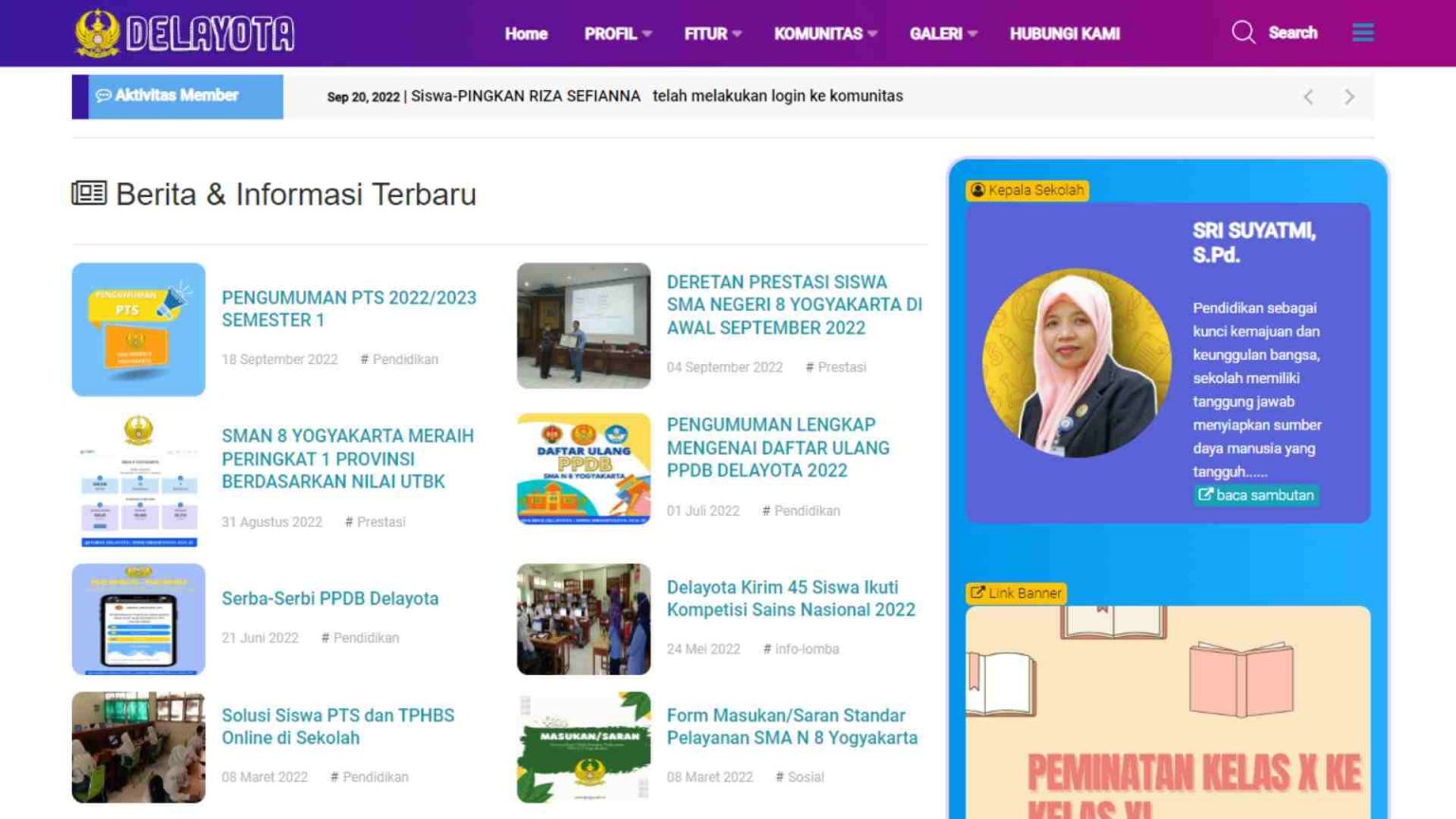 17 Contoh Website Sekolah Dengan Desain Menarik Inspiratif