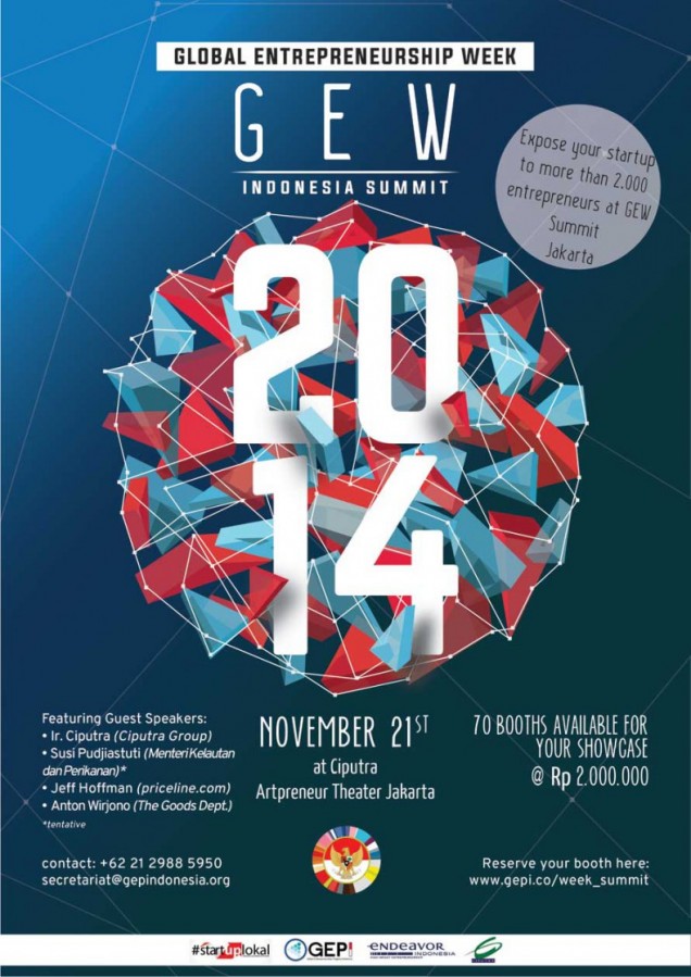 Kunjungi Booth Dewaweb di GEW Indonesia Summit – 21 November 2014 – Ciputra World Artpreneur Theater
