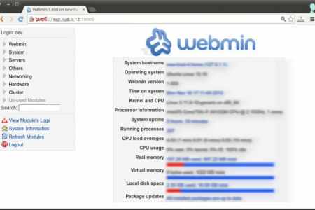 Webmin - Cloud Server - Dewaweb - VPS Murah