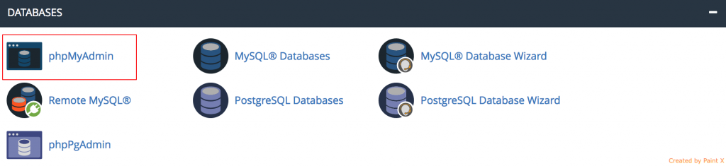 cara pindahan hosting di cPanel - phpMyAdmin