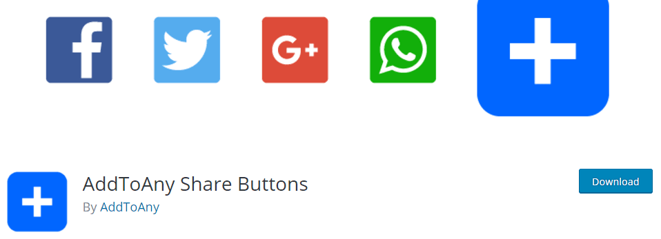AddToAny Sharing Buttons plugin social media