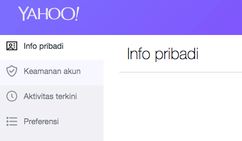 Cara Ganti Password Yahoo
