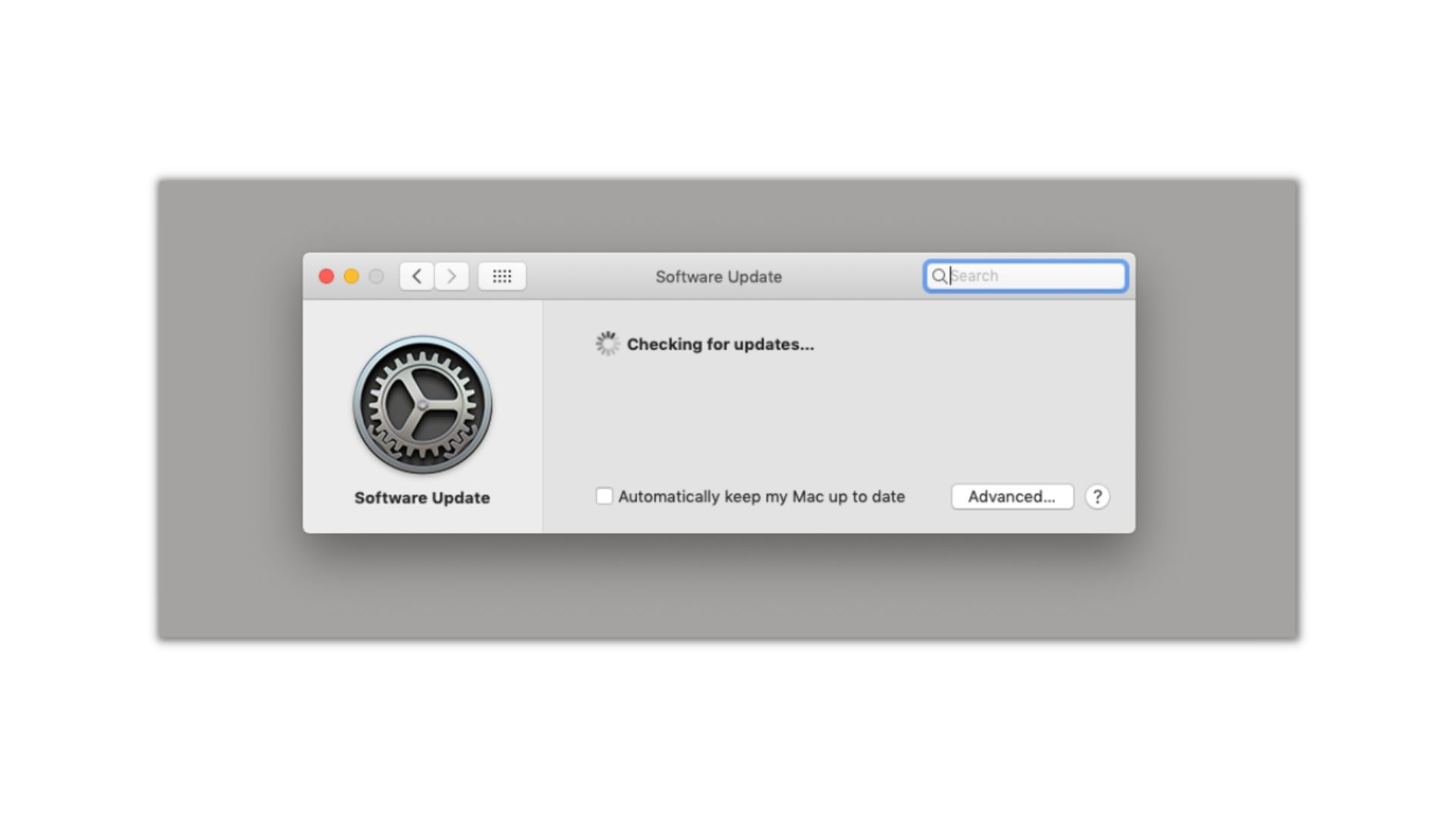 cara update mac os - pilih software update