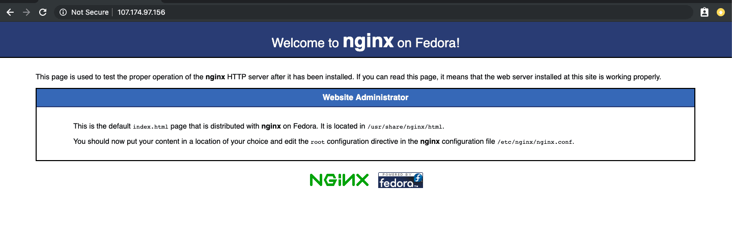 Issued a malformed or illegal. Nginx default config. Nginx location
