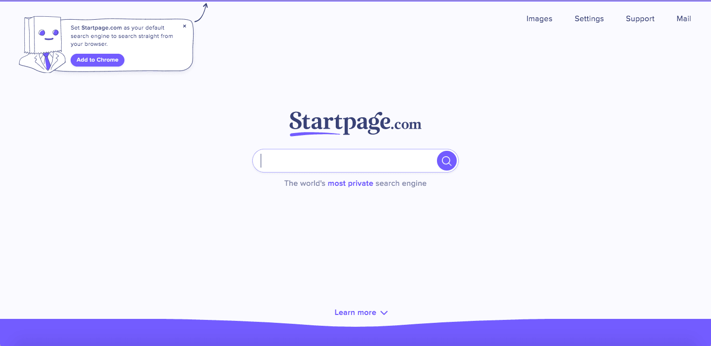 mesin pencari startpage.com