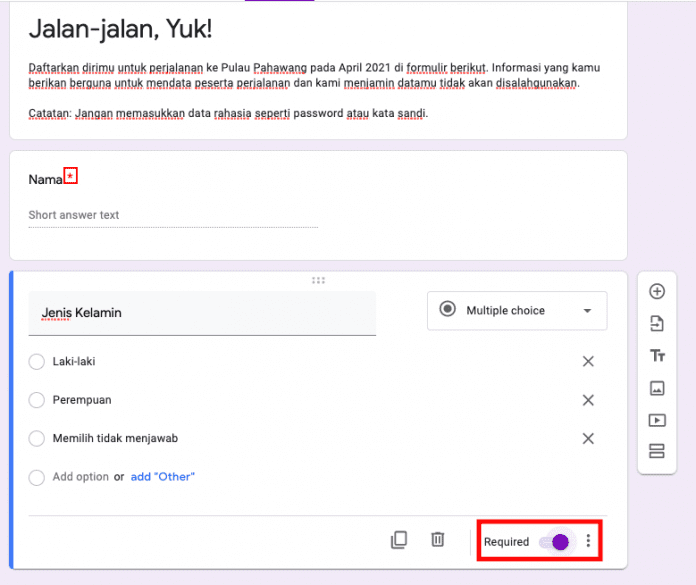 Cara Membuat Google Form Dan Membagikannya Dengan Mudah