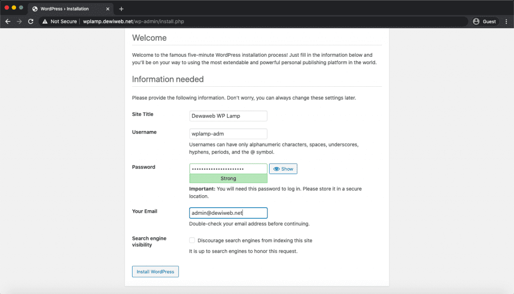 Cara Install WordPress Di LAMP Stack Ubuntu 18.04