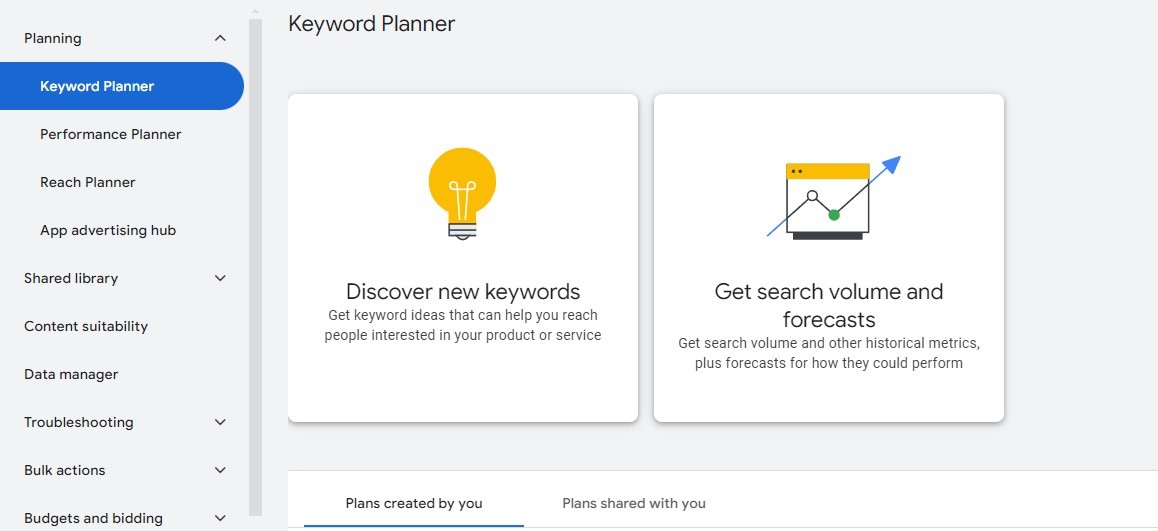 cara menggunakan google keyword planner