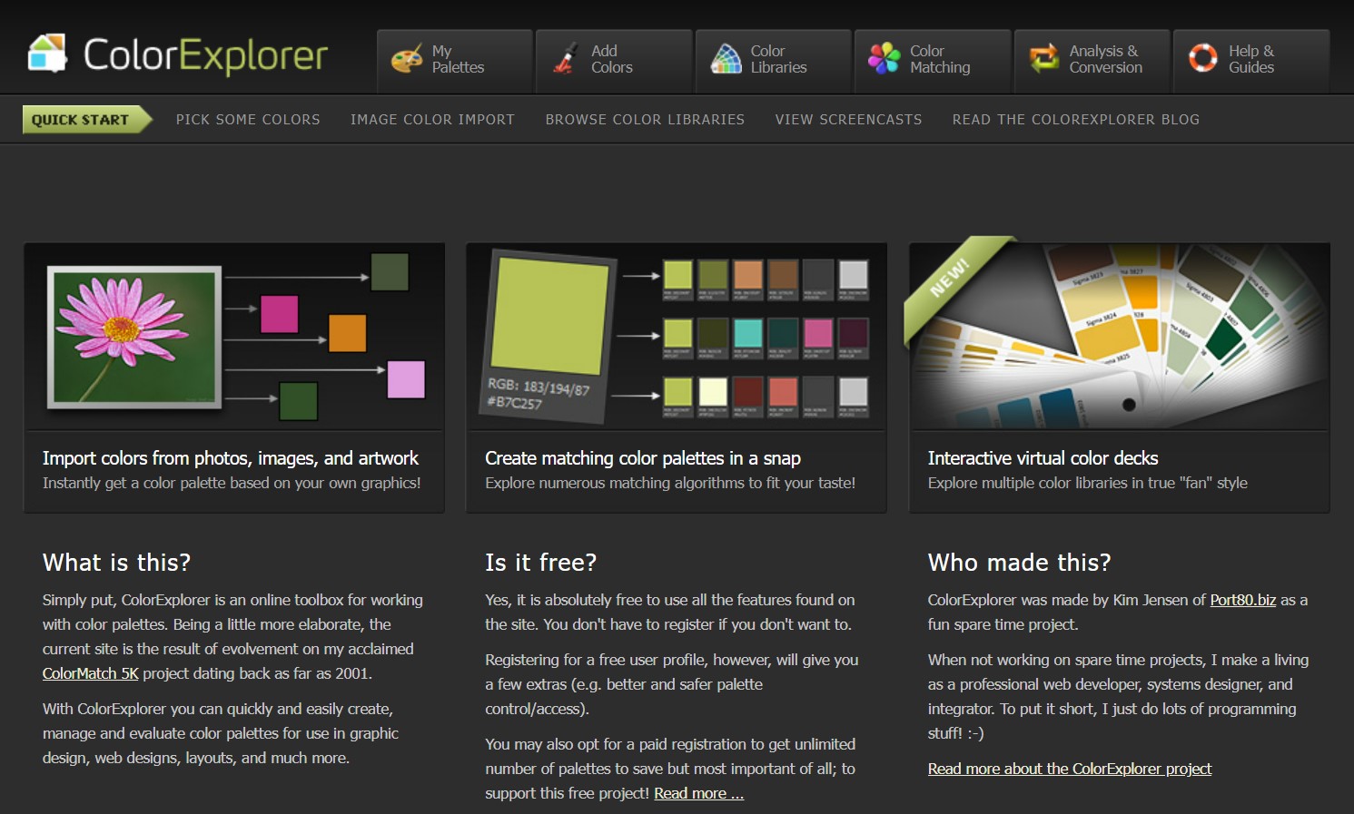 website kode warna - color explorer
