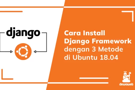 cara install django framework