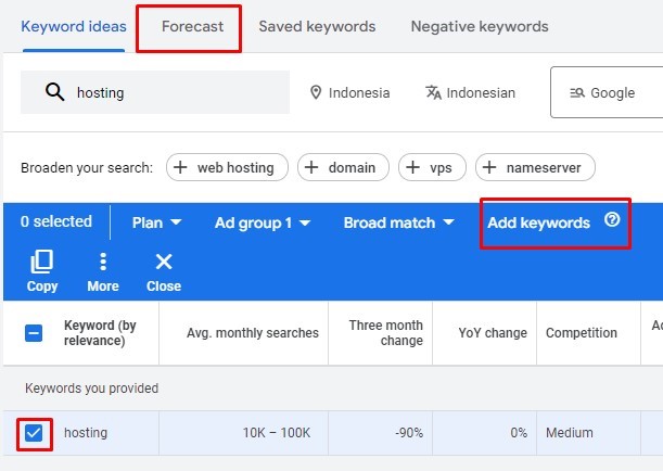 Panduan Cara Menggunakan Google Keyword Planner Gratis