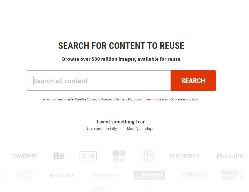 mesin pencari creative common search