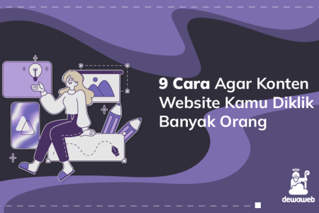 konten website diklik