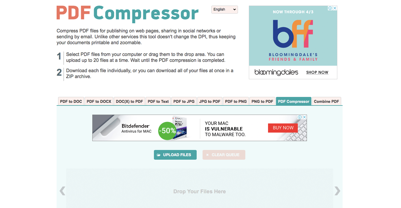 Cara mengecilkan ukuran PDF PDFCompressor