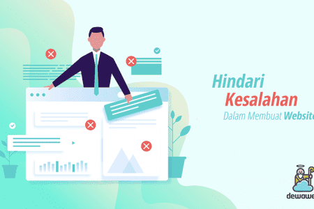 kesalahan dalam membuat desain website - featured image