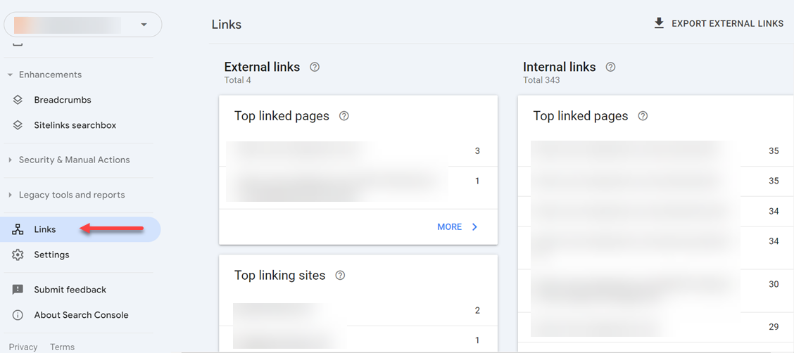 monitor external link