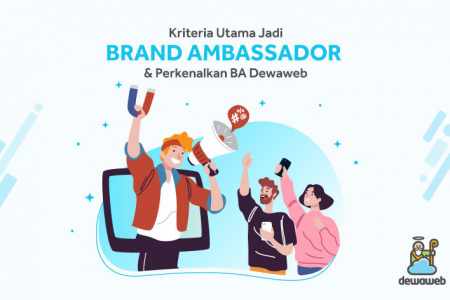 kriteria utama brand ambassador dewaweb kevin anggara