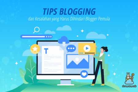 tips blogging untuk blogger pemula - featured image