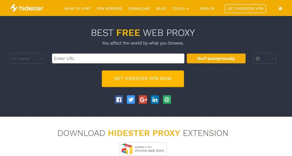 proxy gratis hidester