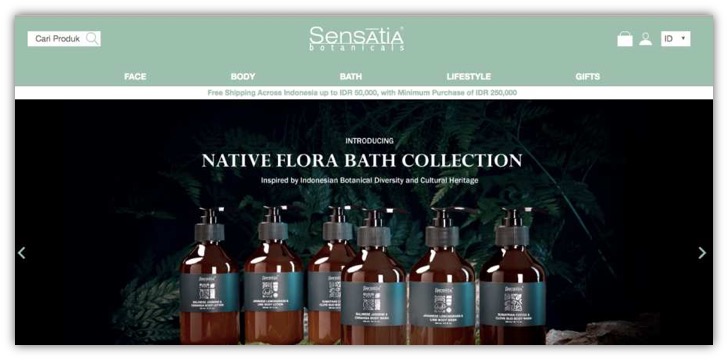 website bisnis - sensatia