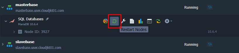 pilih restart nodes