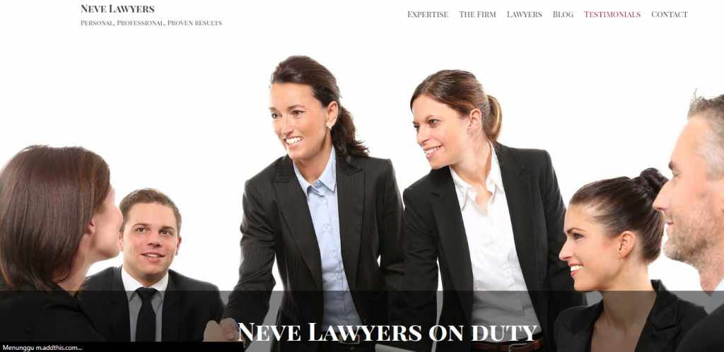 Tema WordPress Gratis Neve Lawyers