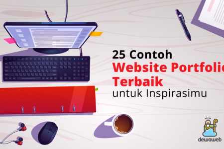contoh website portfolio - featured image
