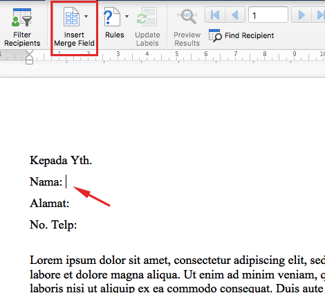 Cara Mudah & Cepat Membuat Mail Merge di Microsoft Word