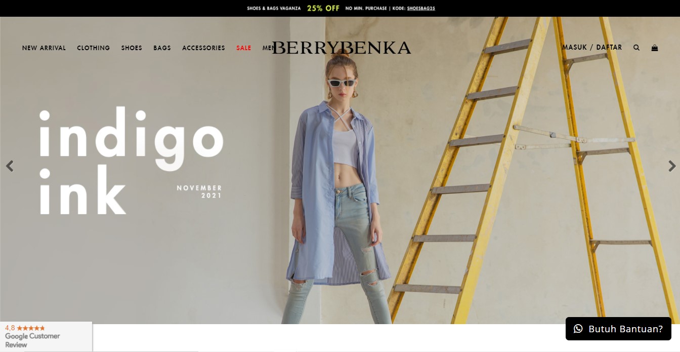 website toko online Berrybenka