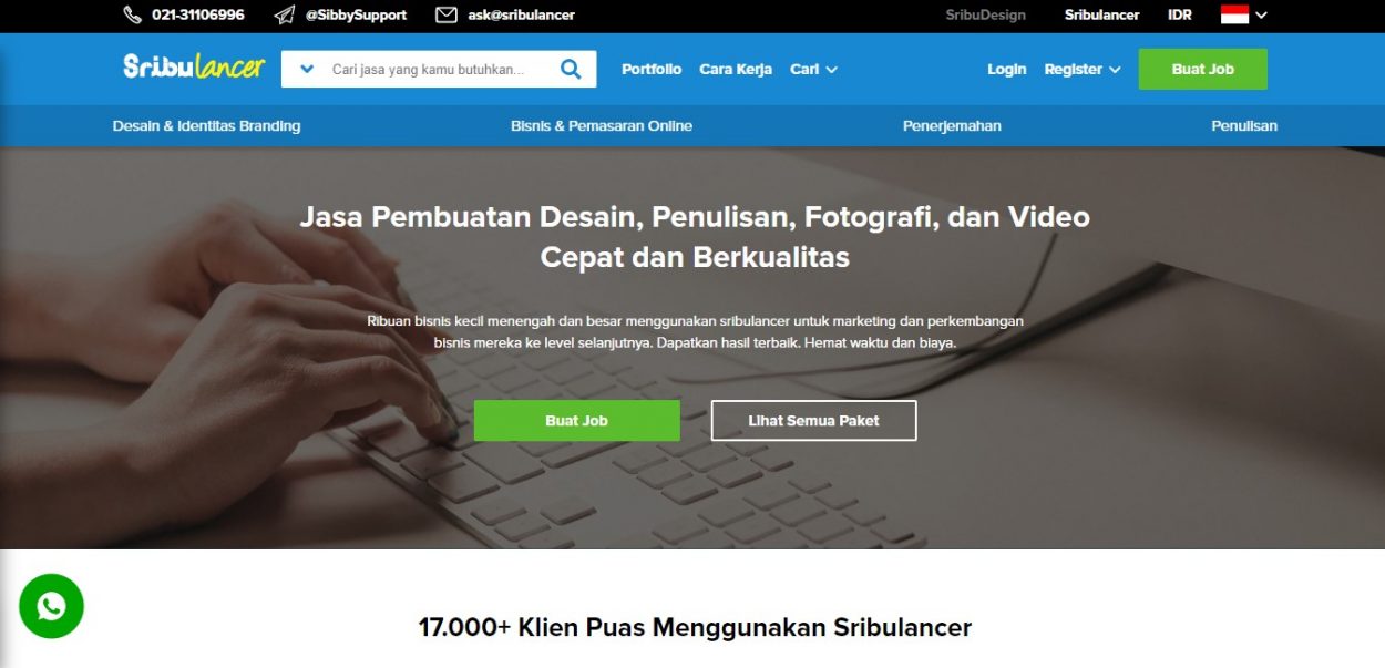 5 Situs Freelance Indonesia & 12 Situs Freelance Luar Terbaik