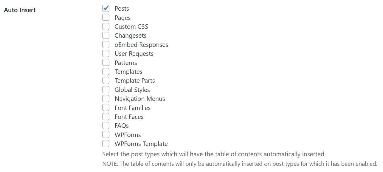 cara membuat daftar isi di wordpress dengan plugin - pilih postingan