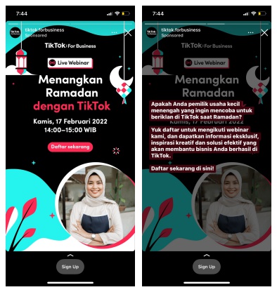 contoh carousel ads ig story