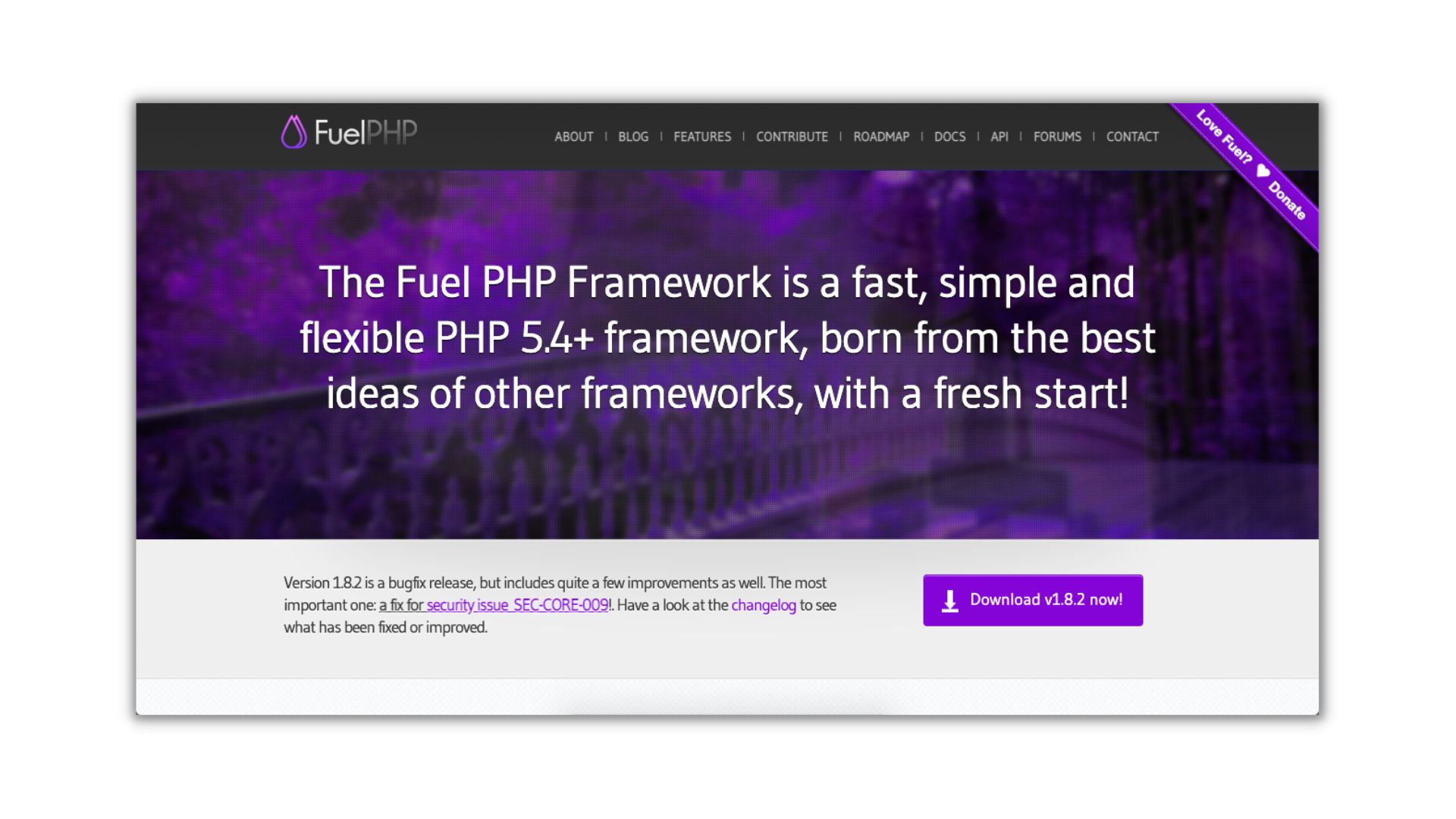 framework php fuel php