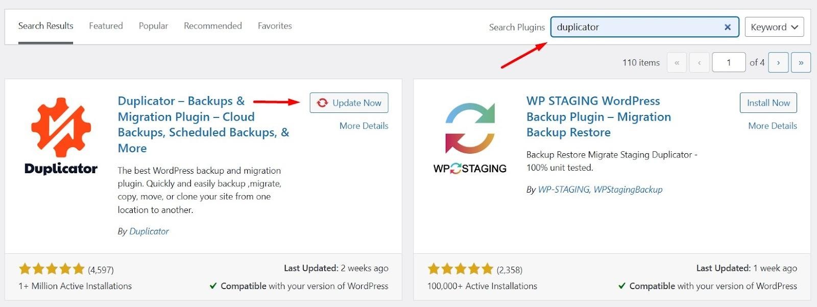 install plugin duplikator