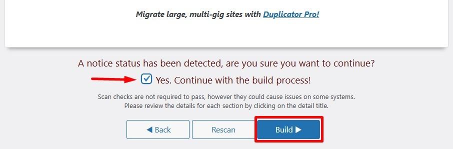 pilih build package