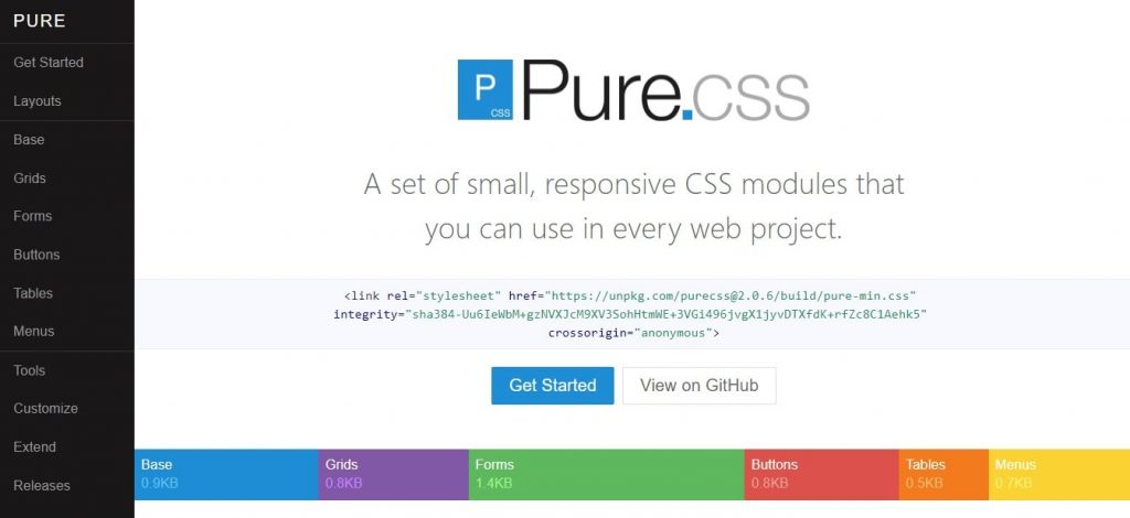 Framework CSS - PureCSS-min