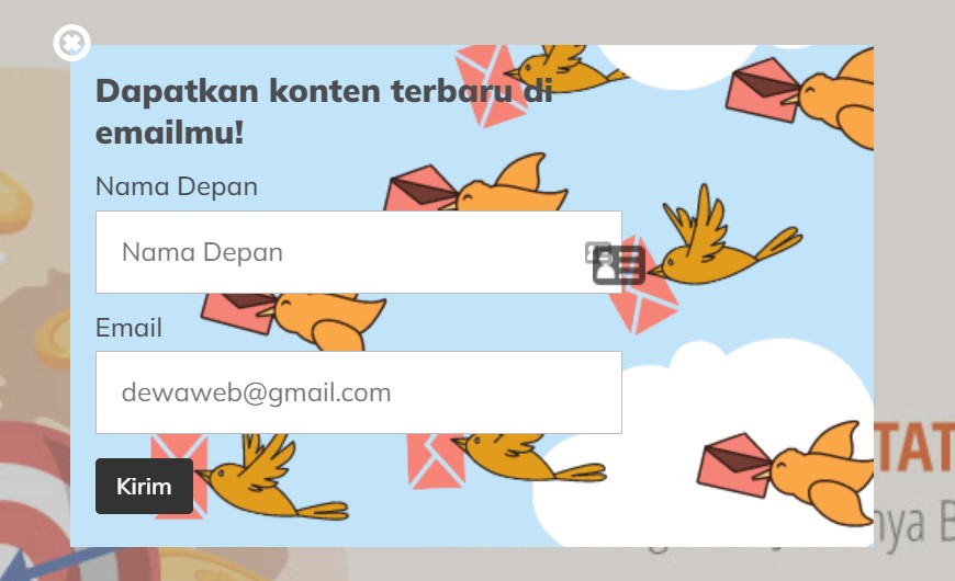 contoh newsletter 