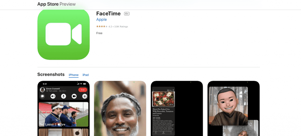 aplikasi video call Facetime