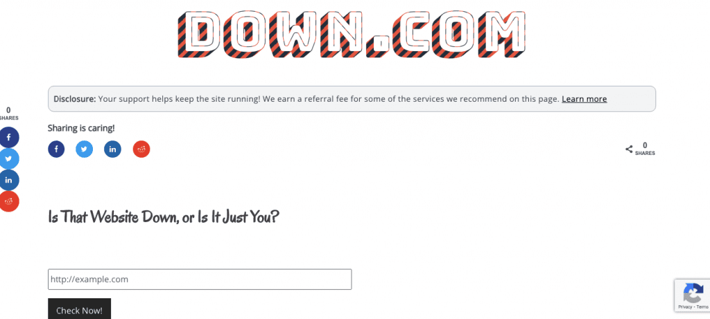 cara cek website down-down.com