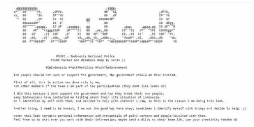 kasus hacker di indonesia - peretasan situs polri
