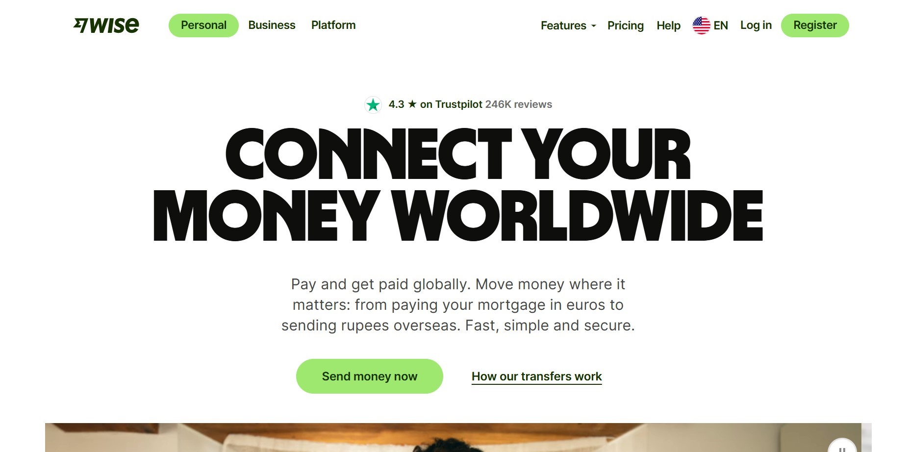contoh landing page menarik - wise