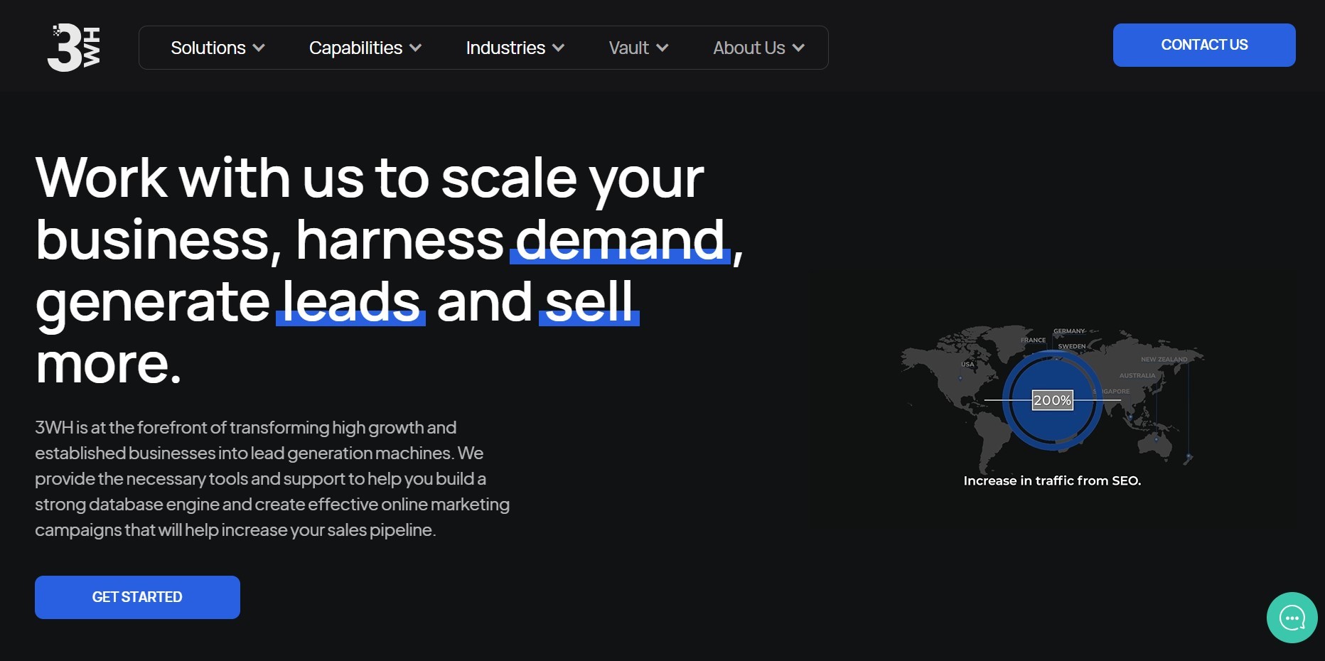 landing page menarik 3WH