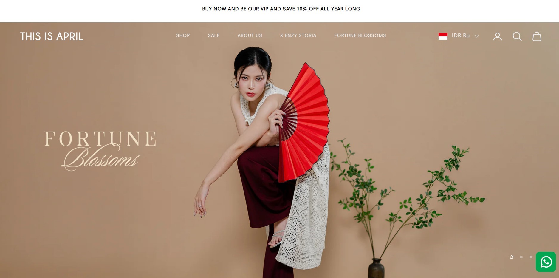 landing page menarik this is april