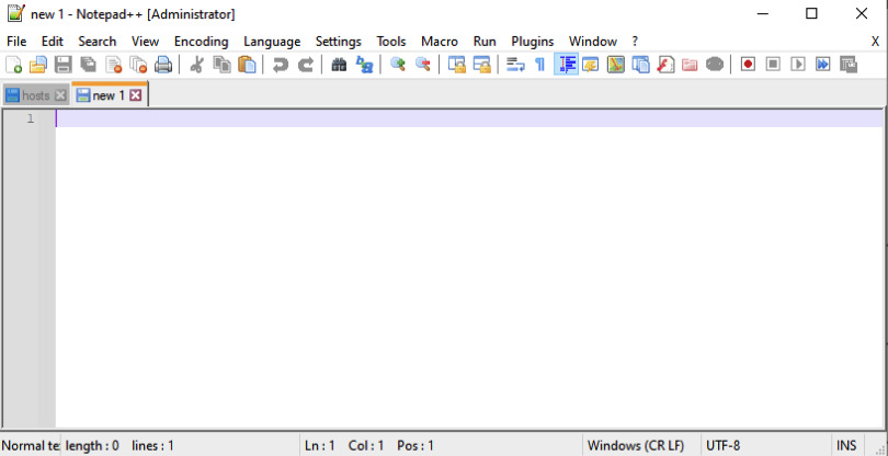 text editor - notepad
