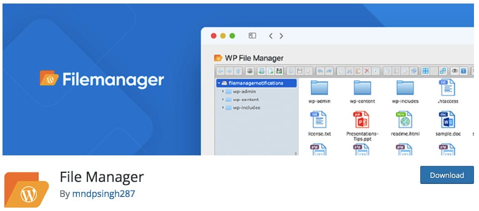 file manager wordpress