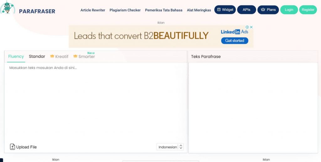 Paraphrasing tool indonesia - paraphraser.io