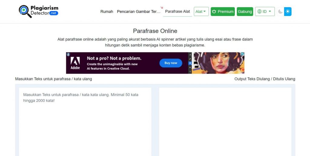 Paraphrasing tool indonesia - plagiarsm detector