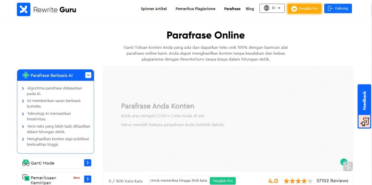 paraphrasing tool.com indonesia