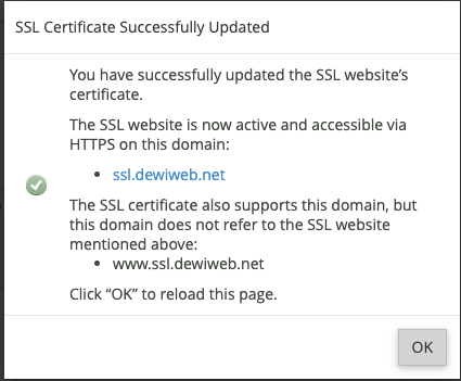 cara install ssl certificate berbayar - berhasil