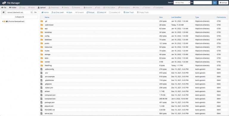 Panduan Cara Upload Laravel Ke Hosting Melalui CPanel